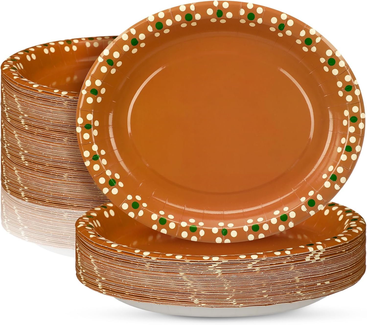 Yungyan 50 Pcs 12 Inch Cielito Lindo Party Plates Platos De Barro Mexicanos Paper Plates Baby Shower Cielito Lindo Party Supplies Mexican Plate Terracotta Flower Clay Pottery Cinco De Mayo Wedding