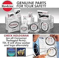 Vista 6 de Hawkins B1010 3 Piece Pressure Cooker Safety Valve - B1010-3pcSet