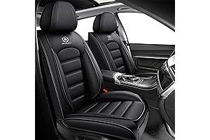 Full Set Black Leather Seat Covers for Honda HR-V 2016-2024