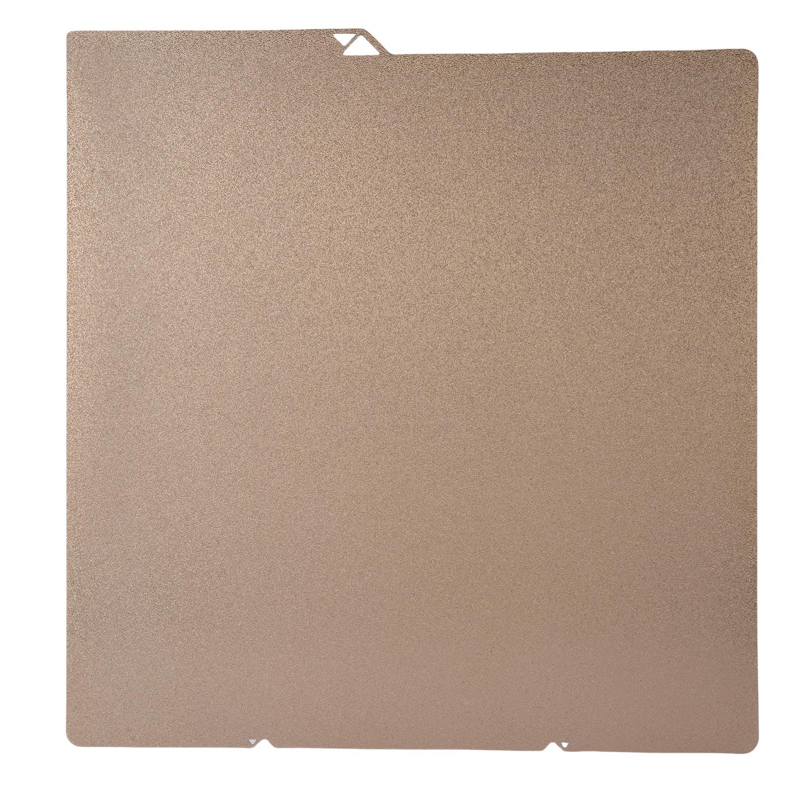 Asixxsix 264x276mm Gold PEI Build Płyta, Dwustronna Teksturowana Płyta Elastyczna Platforma Drukowana do S1, Zamiennik Akcesoriów do Drukarki 3D