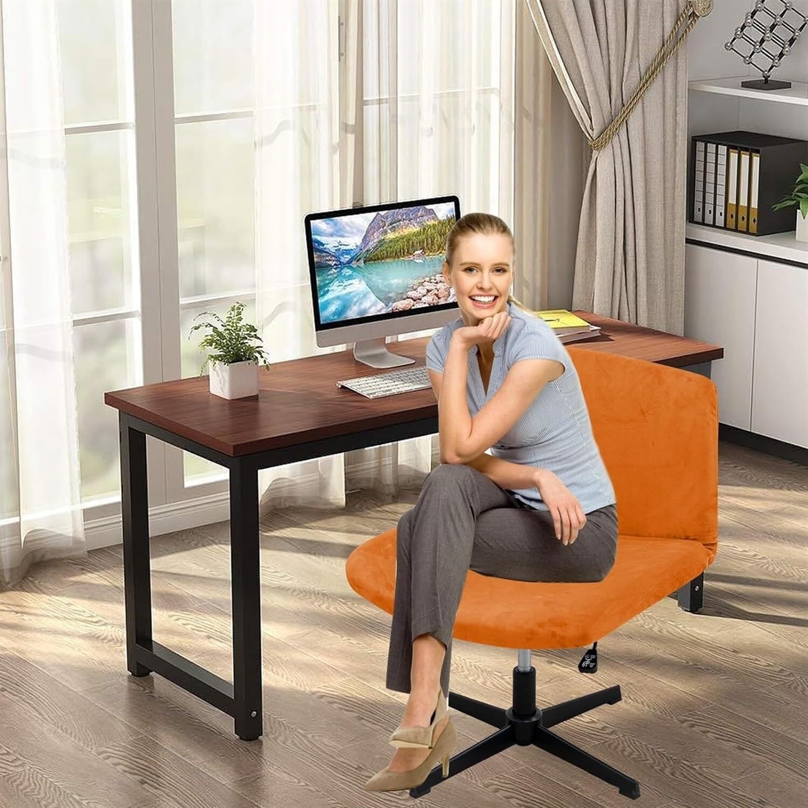 Stoelhoezen - Eetkamerstoel Hoes - 6 Stuks - Grijs - Bescherm stijlvol je stoelen