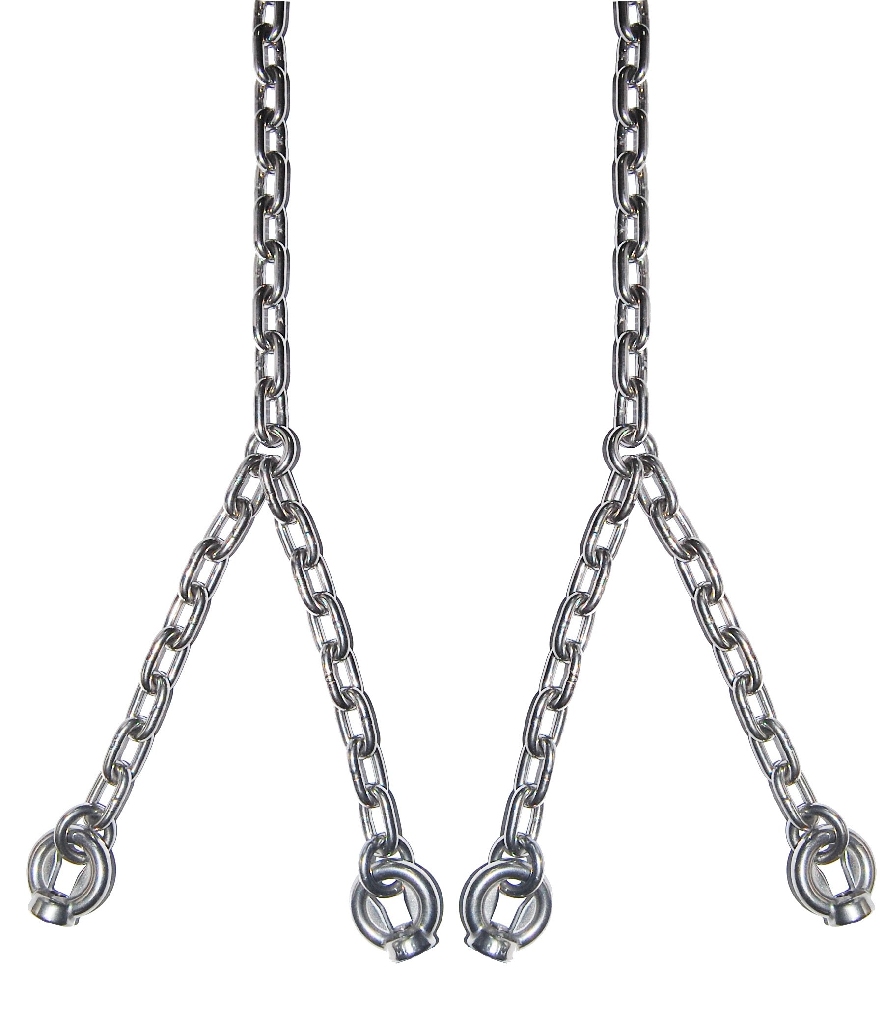 Just Fun Seggiolino Altalena con Set di Catene in Acciaio Inossidabile 5mm – 1,8 m, per Bambini, Uso pubblico – Nero