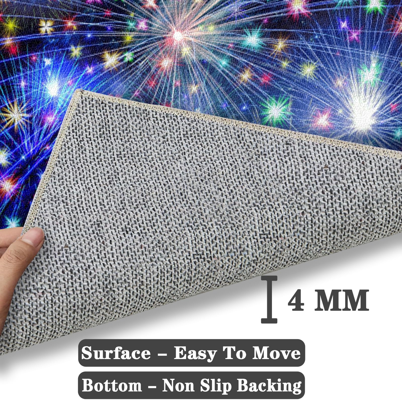 Tapis de Chaise Gaming Antidérapant, Tapis Protection Sol Chaise Bureau pour Sols Durs, Protège Parquet Chaise roulettes, Tapis de Sol Bureau pour Stratifiée, Bureau et Chambre 180 x 230 cm