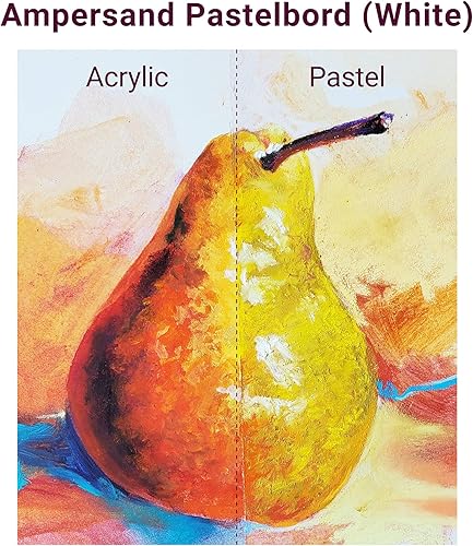 Miniatura 4 de Ampersand Art Supply Panel de pintura pastel Serie de museos de 18 pulgadas, perfil plano pastelado, 9 x 12 pulgadas, blanco
