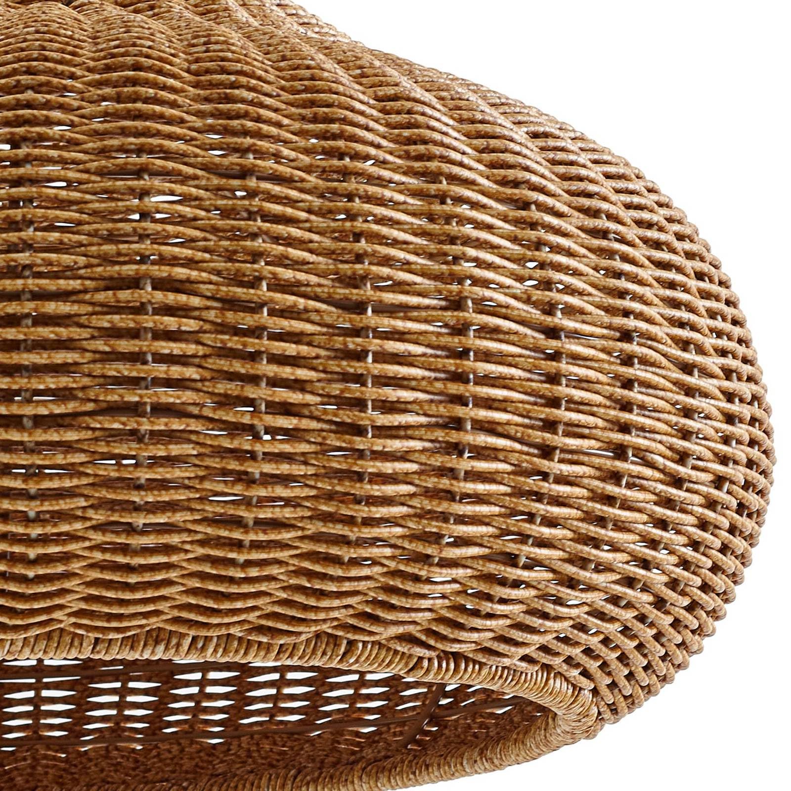 Lucande Lámpara para exterior Taniola (Tradicional) en Marrón hecho de Madera (2 llamas, E27) lámpara colgante