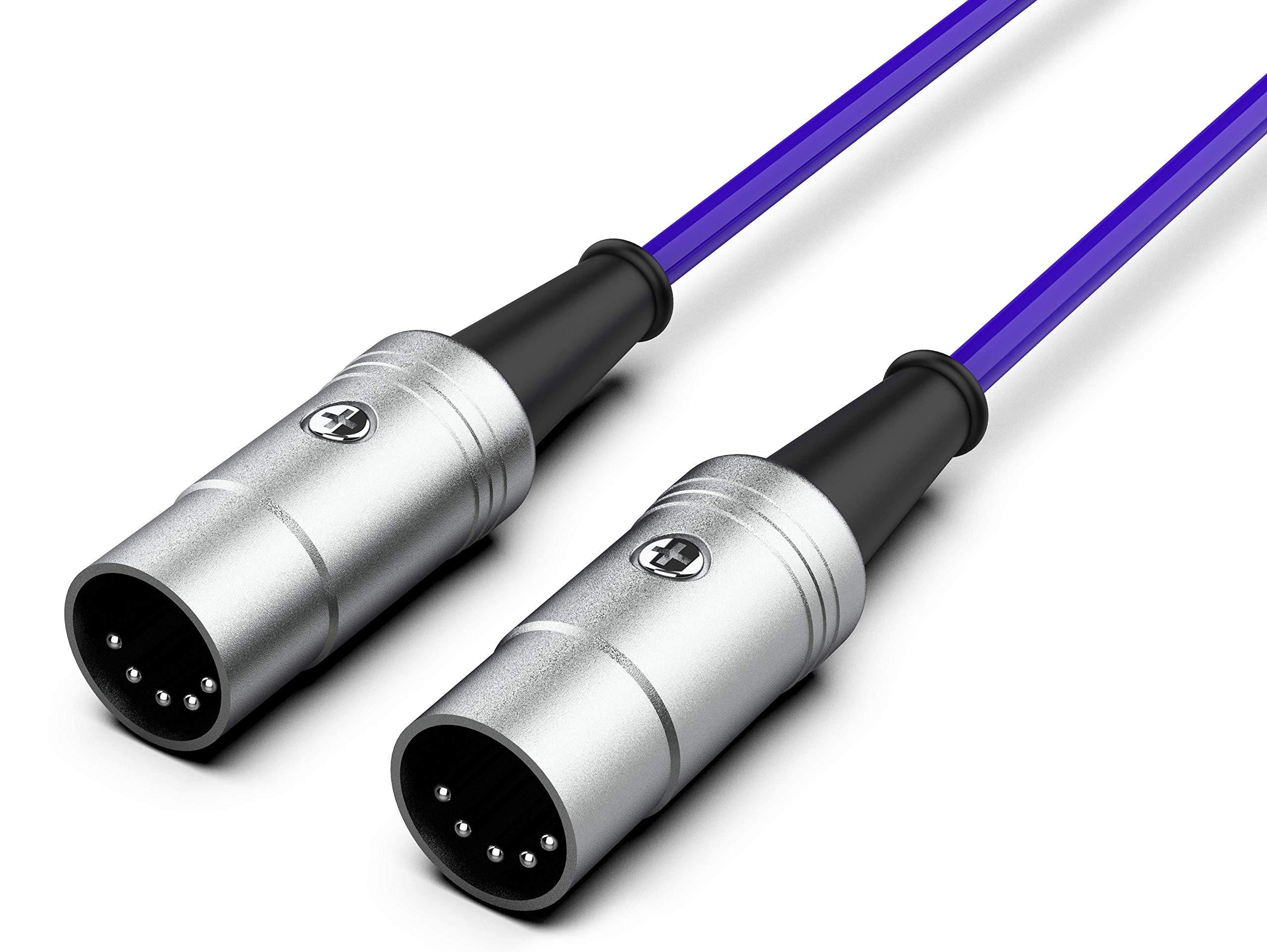 Audibax Silver Cavo 2 RCA a 2 RCA - Cavo Audio Stereo RCA - Lunghezza 1,5 Metri - Connettori OFC