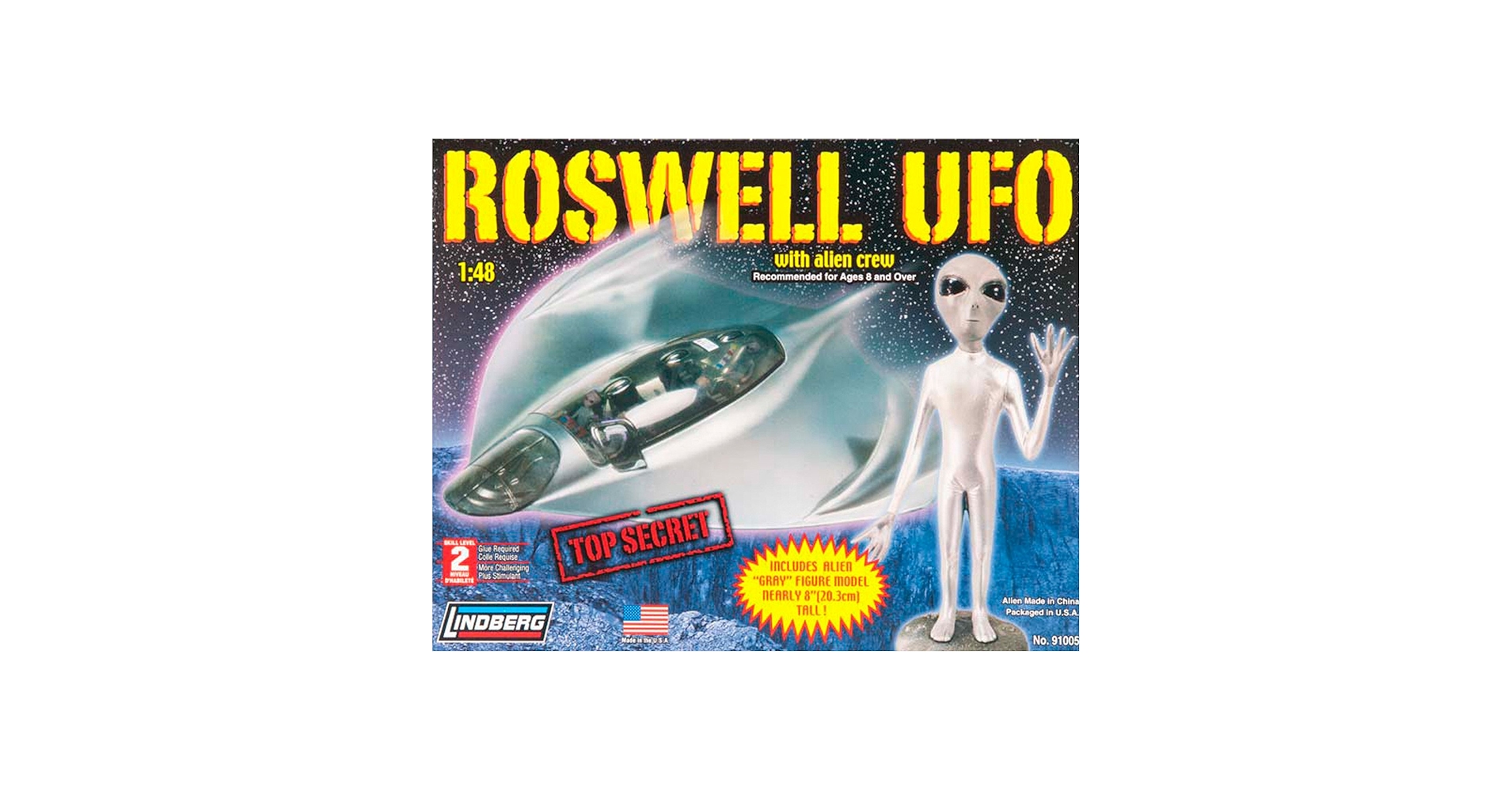 UFOモデルキット 1/72 スケール Amazon.com: Atlantis The Flying Saucer 1/72 : Arts, Crafts