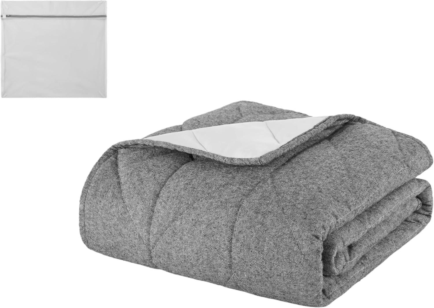 Cool Weighted Lap Blanket Softness 5LBS with Laundry Bag