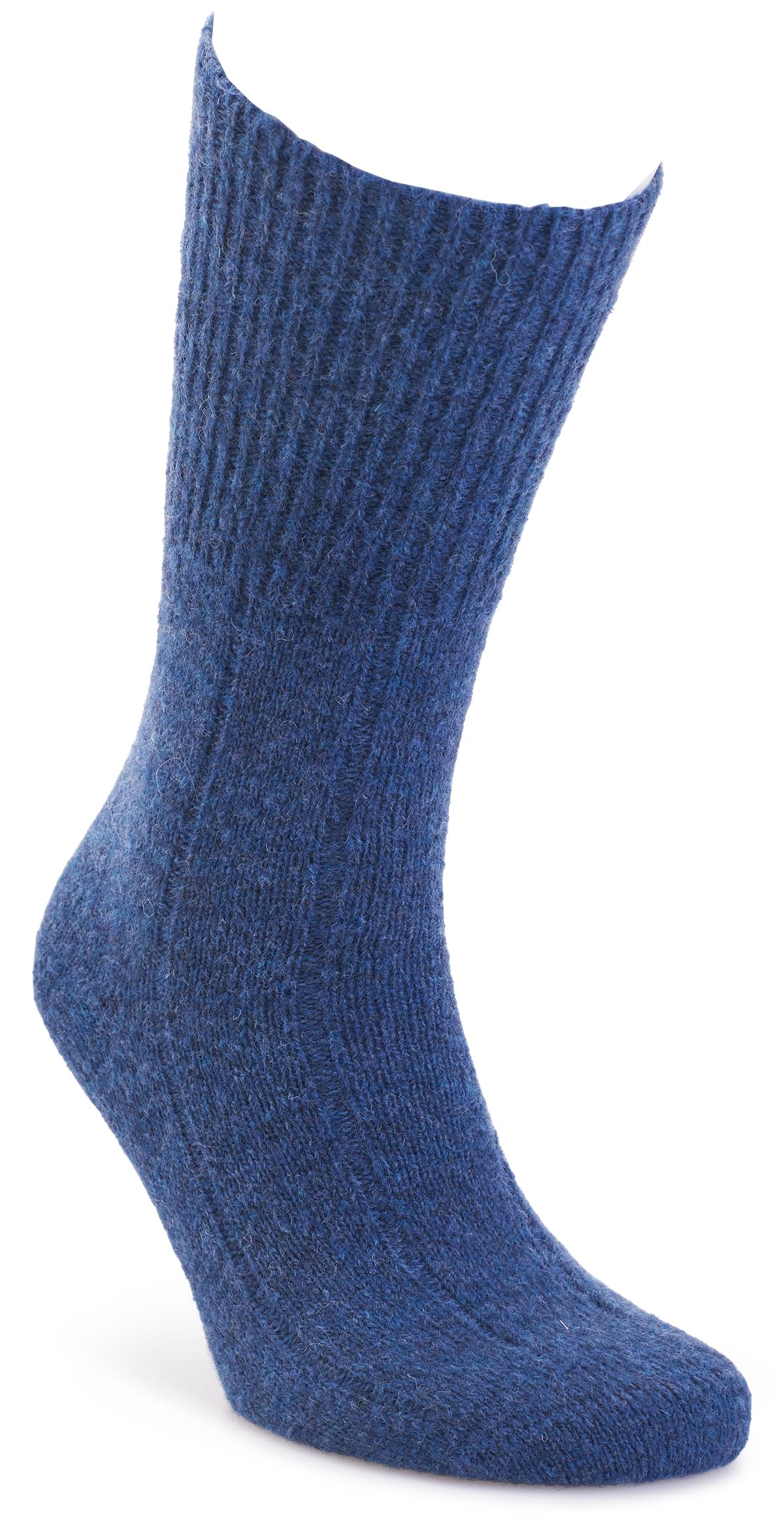 Cosyfeet Unisex Marine Super‑Soft Seam-Free Bed Socks - M