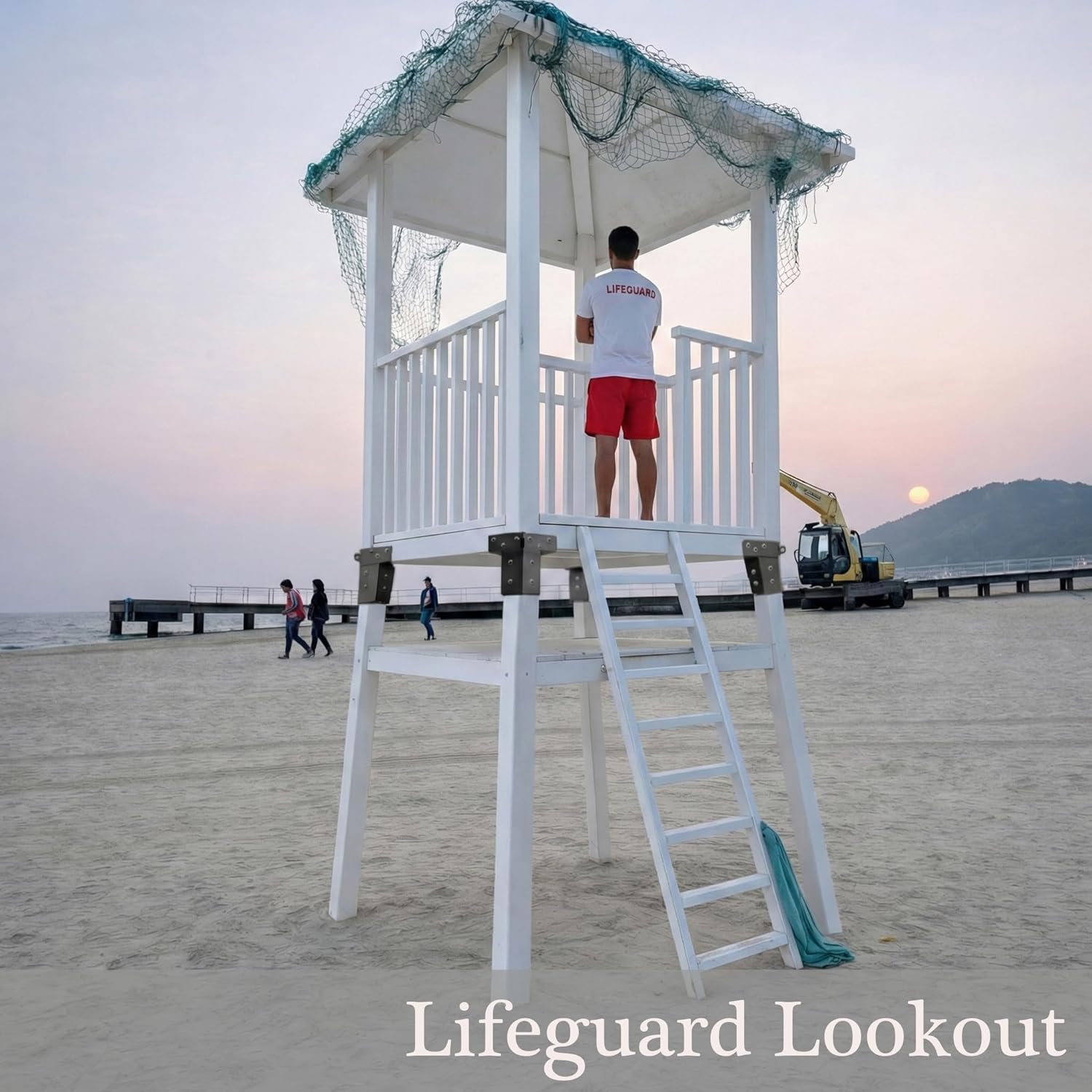 Deer Stand Brackets 4x4, Elevator Brackets 4"x4",Deer Blind Bracket, for Outdoor Hunting Platform, Elevated Deer Blind Bracket, Shooting Shacks, Tree Houses and Observation Decks, Lifeguard Lookout