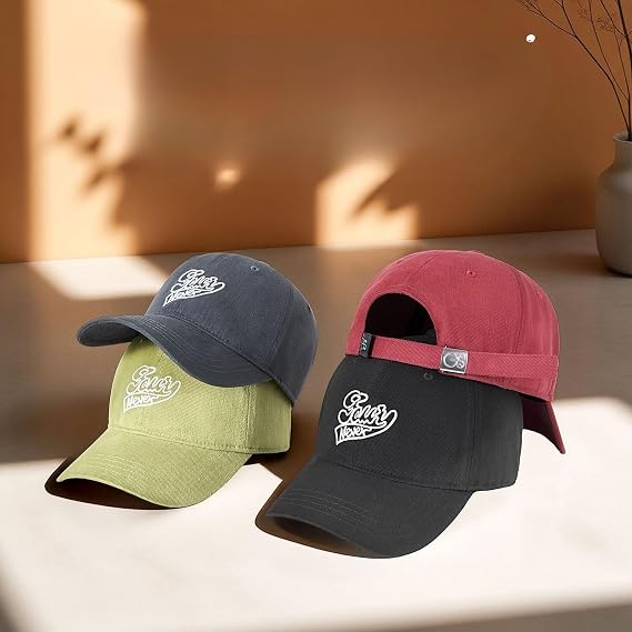 Fashion Baseball Cap Men Women - Classic Soft Top Adjustable Dad Hat