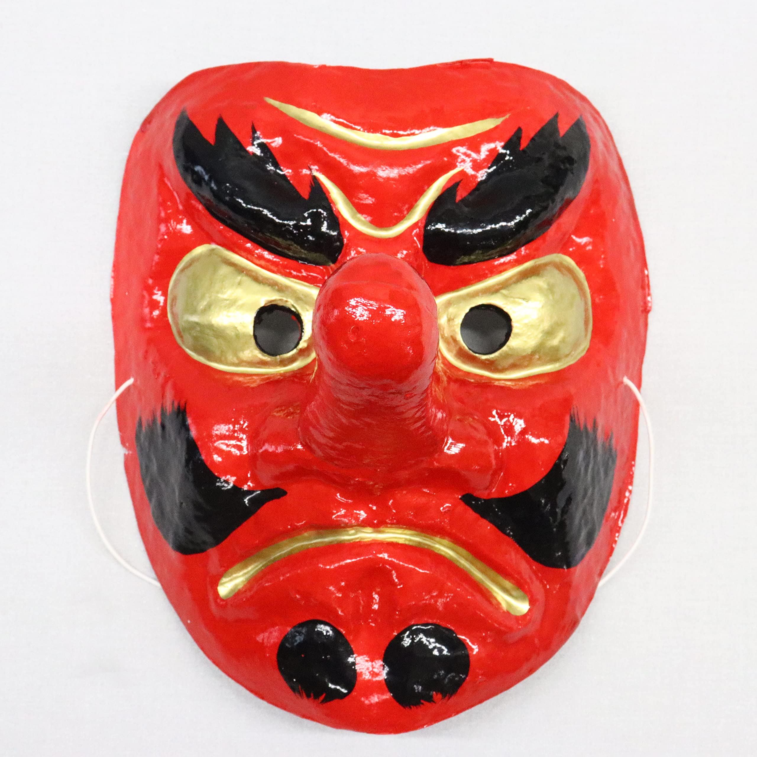 Amazon.co.jp: 日本製 お面 天狗（てんぐ） 大天狗（赤）張子 和紙
