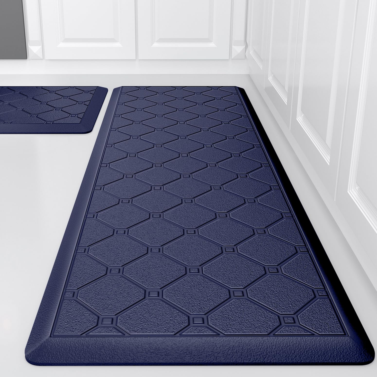 Latida Kitchen Mats 2 PCS Cushioned Anti Fatigue Kitchen Rugs and Mat