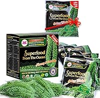 Longevity Dehydrated Sea Grapes, 6x4.23oz Umibudo Green Caviar Lato Seaweed | Boost Immunity, Health, Beauty & Longevity