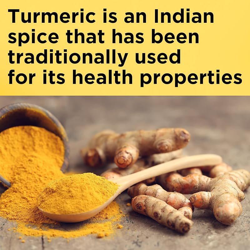 Nature Made Turmeric Curcumin 500 mg, Herbal Supplements, 120 Capsules image 2