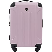 Chicago Hardside Expandable Spinner Luggage, Lilac, 22" Carry-On