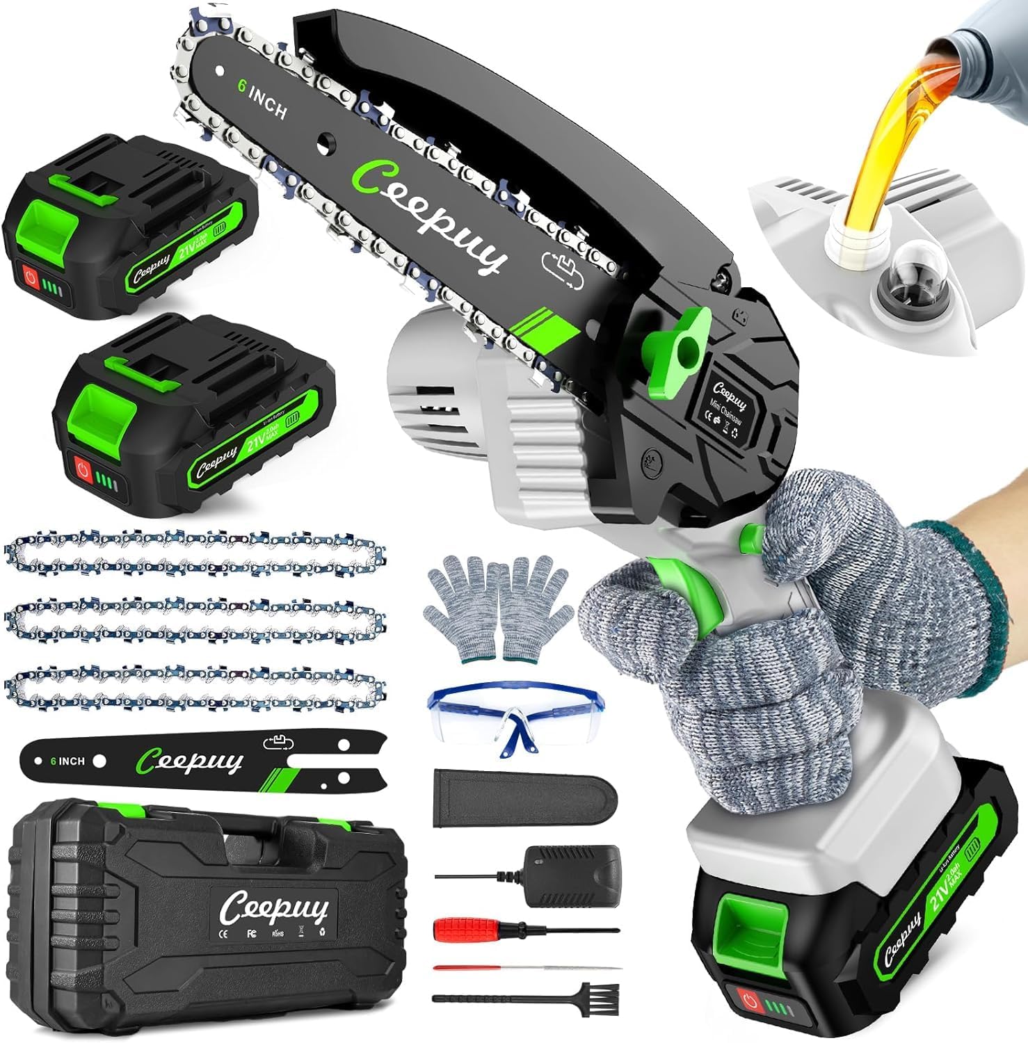 Mini Chainsaw Cordless