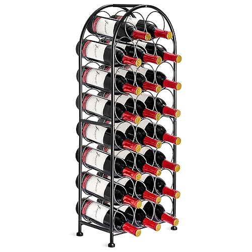 Sorbus Freestanding Wine Rack - Elegant and Unique Bordeaux Chateau