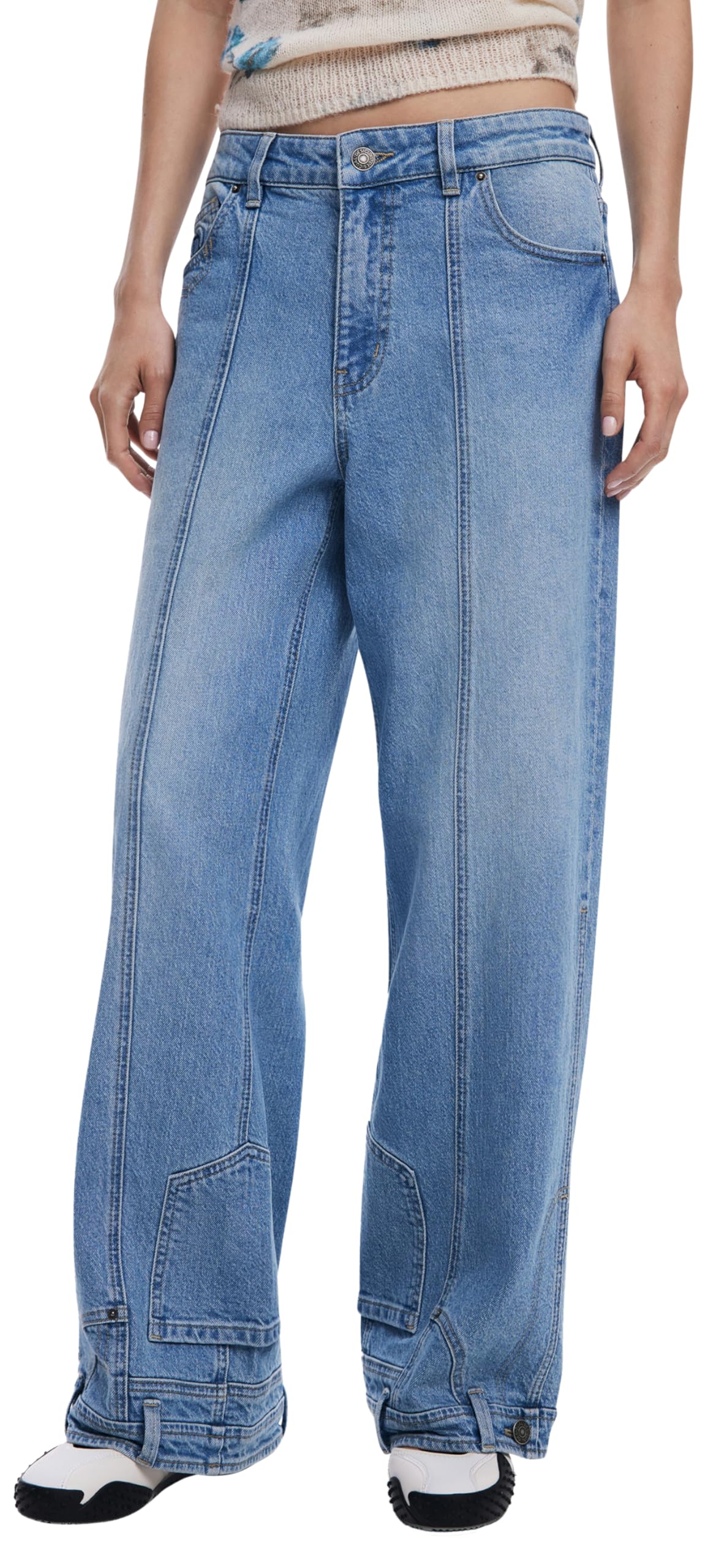 Desigual Denim_Pockets, 5007 Denim Light Wash, 34