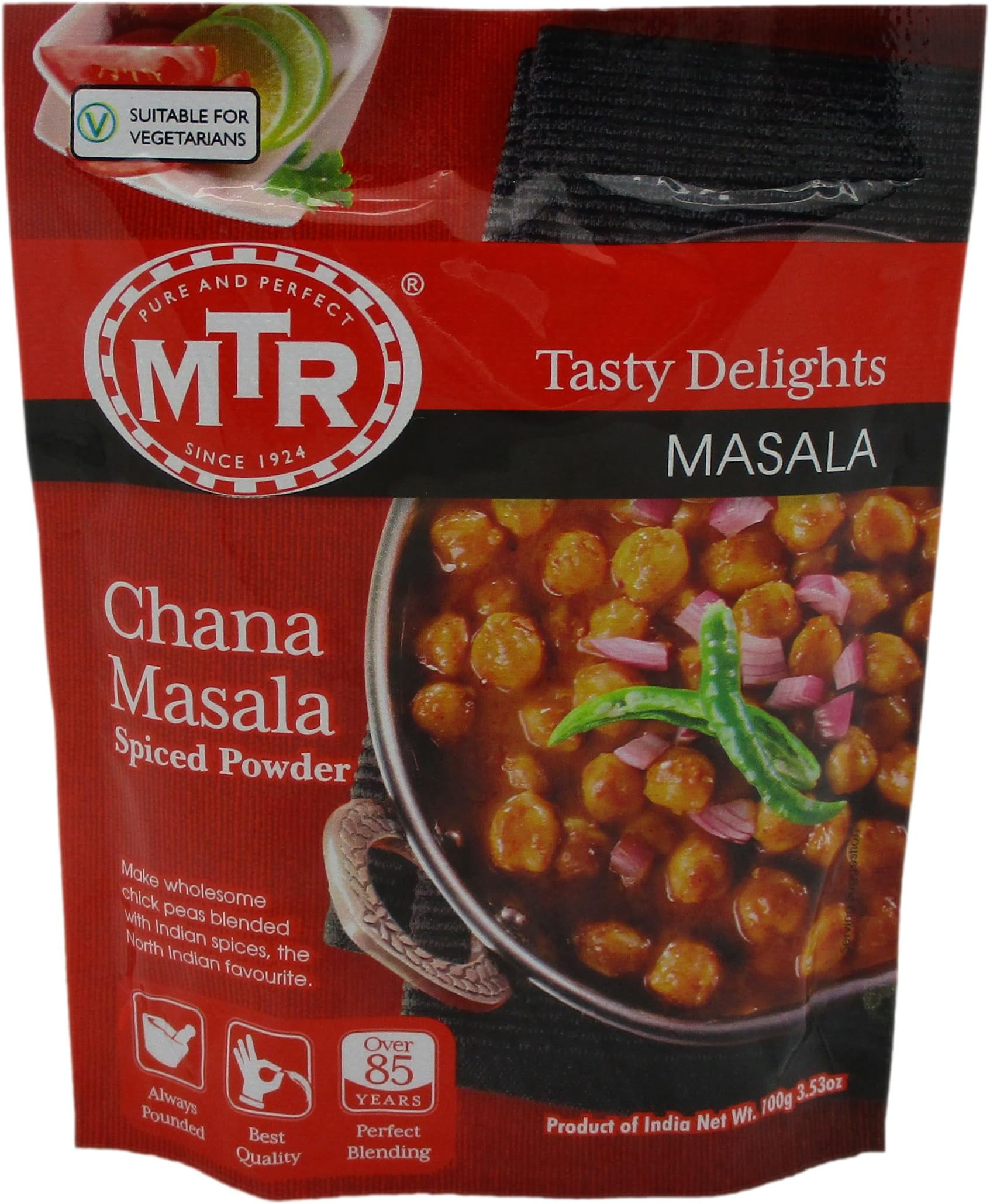 MTR Chana Masala Powder Tasty Delights, 100G