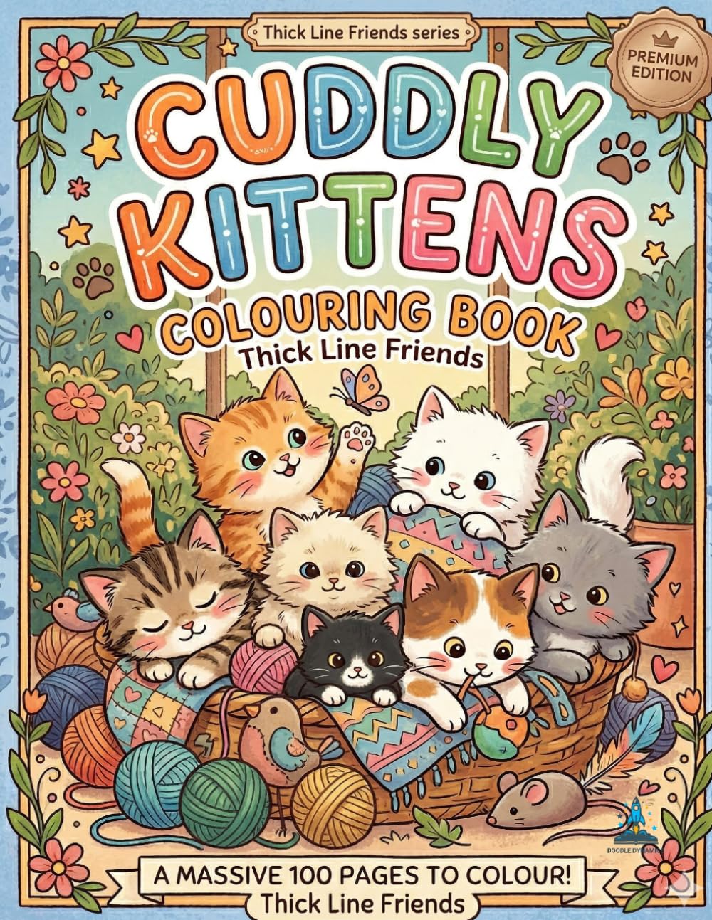 Cuddly Kittens (Thick Line Friends)
