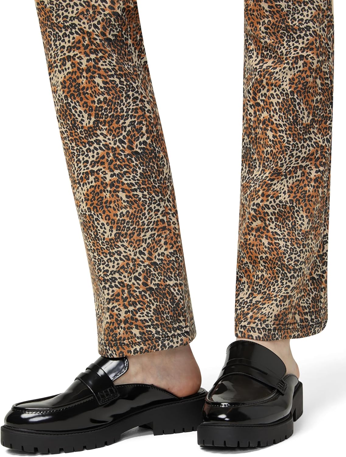 HUE Womens Ultra Soft High Waist Denim Baby Bootcut Leggings - Image 5