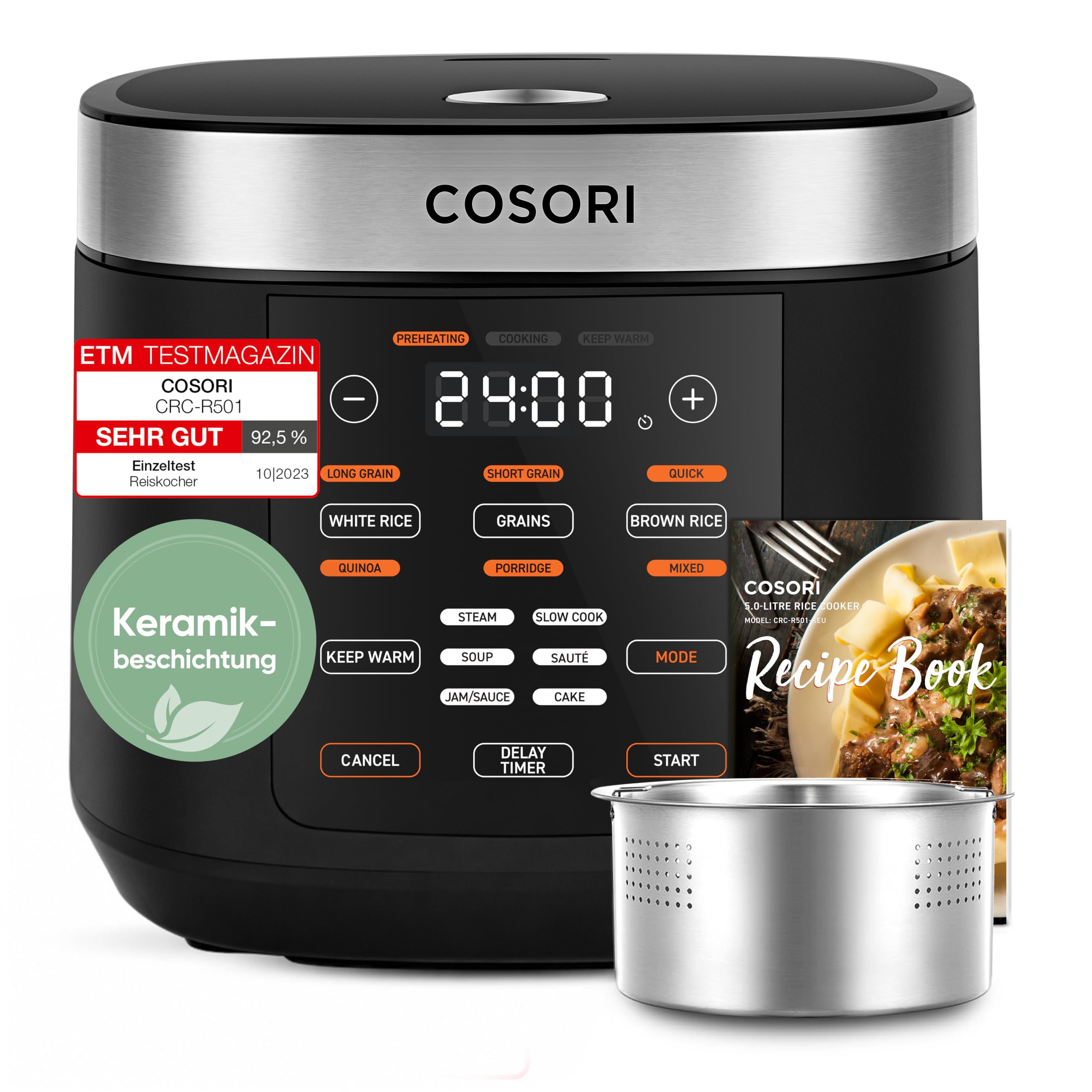 Cosori Reiskocher — Rice Cooker 5 L
