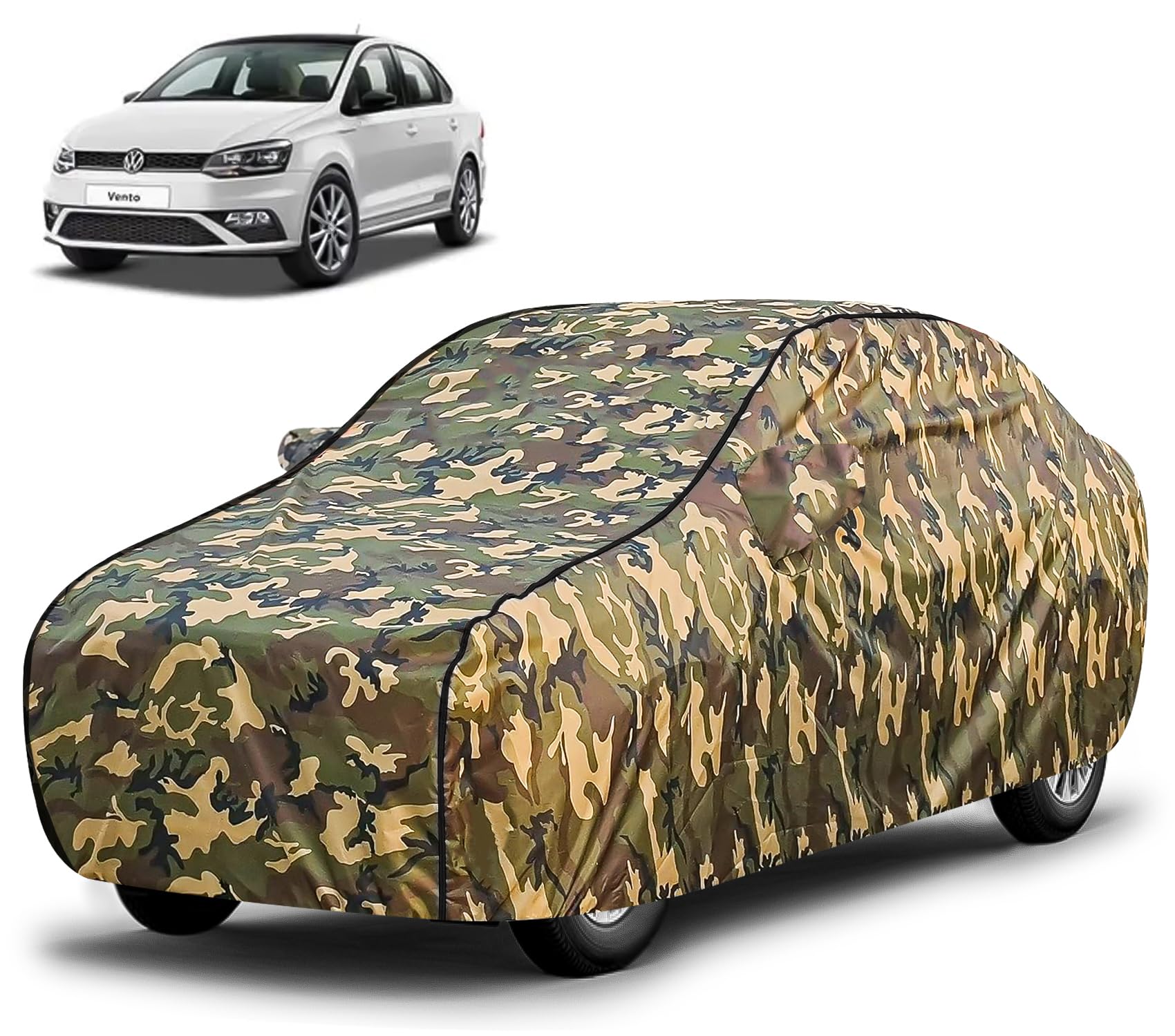 Tata Punch Car Cover - Jungle Print Waterproof -32 Tata Punch Car Cover - Jungle Print Waterproof -32