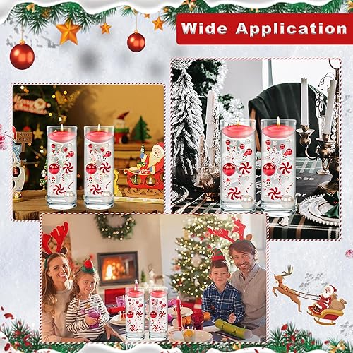 Miniatura 4 de 4136 piezas de perlas de relleno de jarrón de Navidad, cuentas de gel de agua transparente, jarrón de perlas de relleno de perlas flotantes con 8