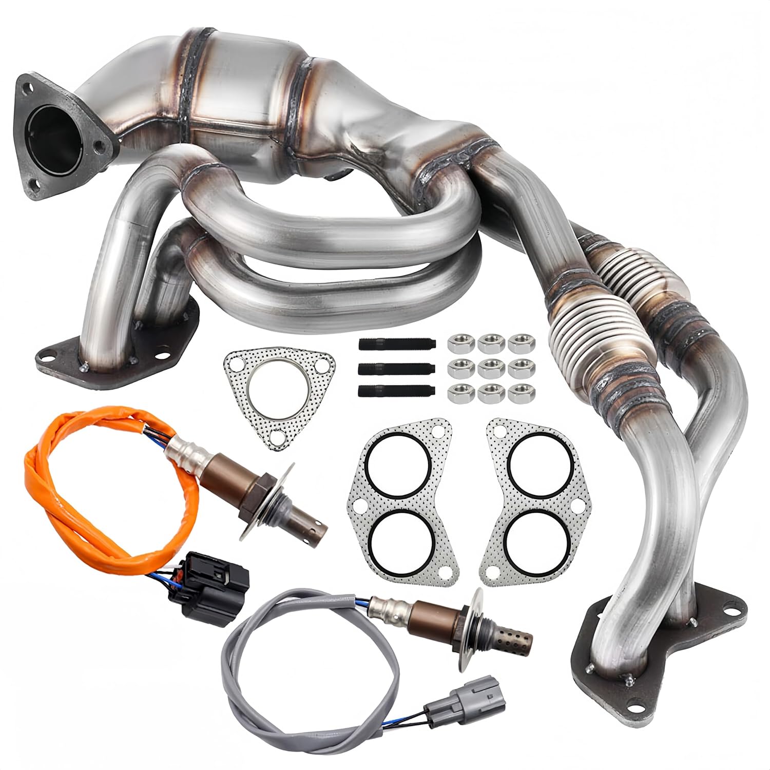 Catalytic Converter w/Oxygen Sensor Fits Saab 9-2X 2006, Subaru 2006-2010 Forester, Impreza 2006-2011, Impreza Sport 2008-2011, Legacy/Outback 2006-2009 2.5L, Replaces# 16564