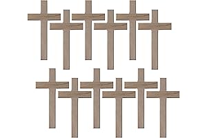 Unfinished Wood Cross by Make Market - Decorative Cross for Arts, Crafts, Church, Easter, Communion