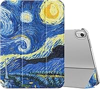 Vista 38 de MoKo Funda para iPad (A16) de 11ª generación de 11 pulgadas 2025, funda para iPad de 10.9 pulgadas 2022, carcasa inteligente de policarbonato duro