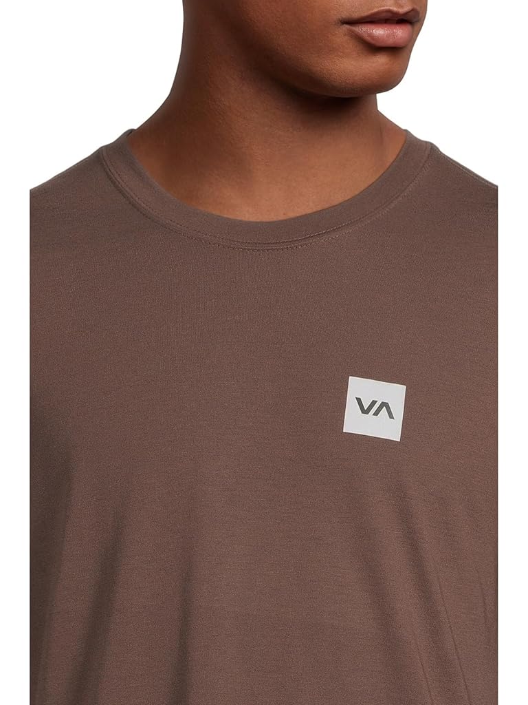 Brown RVCA 2X Short Sleeve Tee