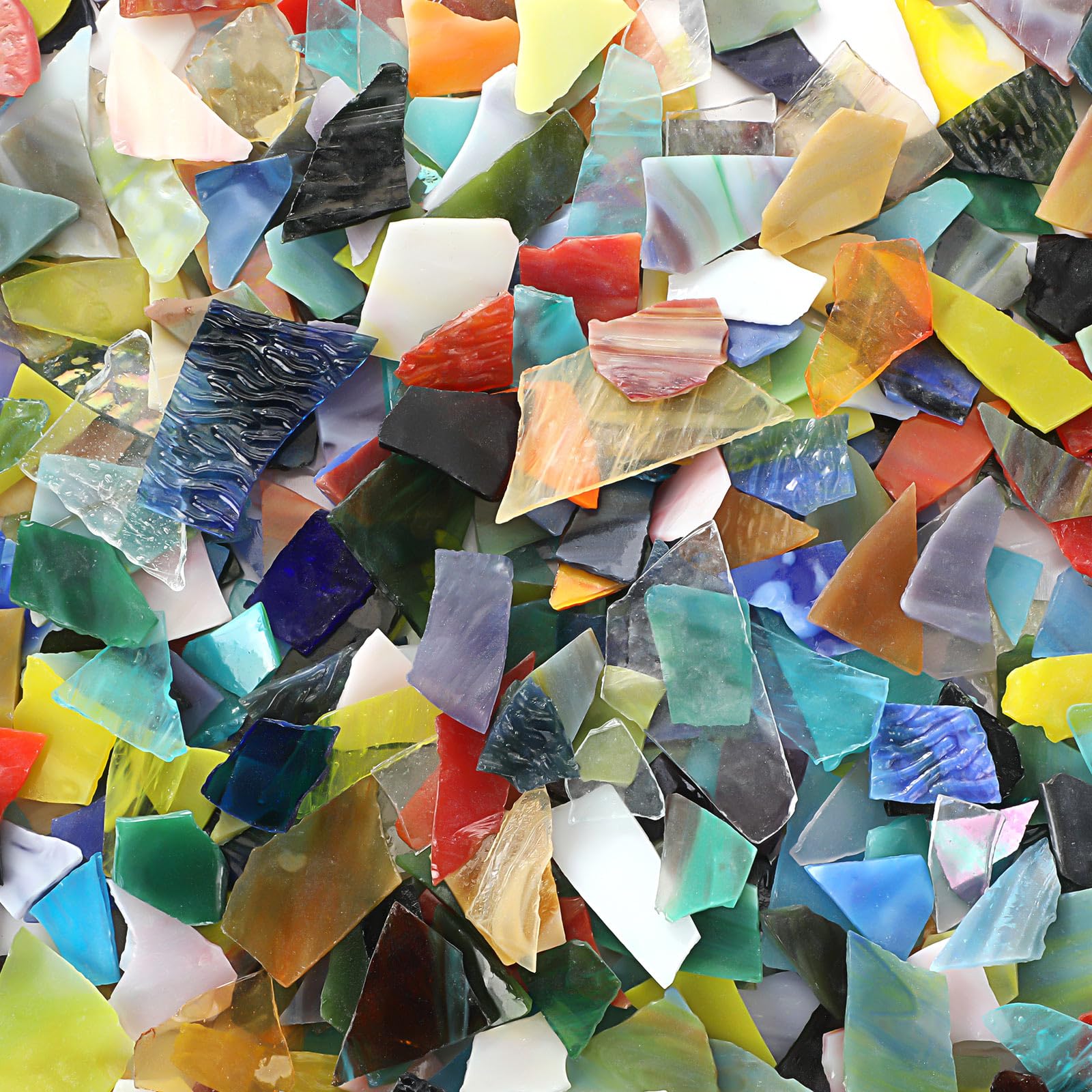 Mosaïque irisée pour décoration de jardin et pots de fleurs Honeydak