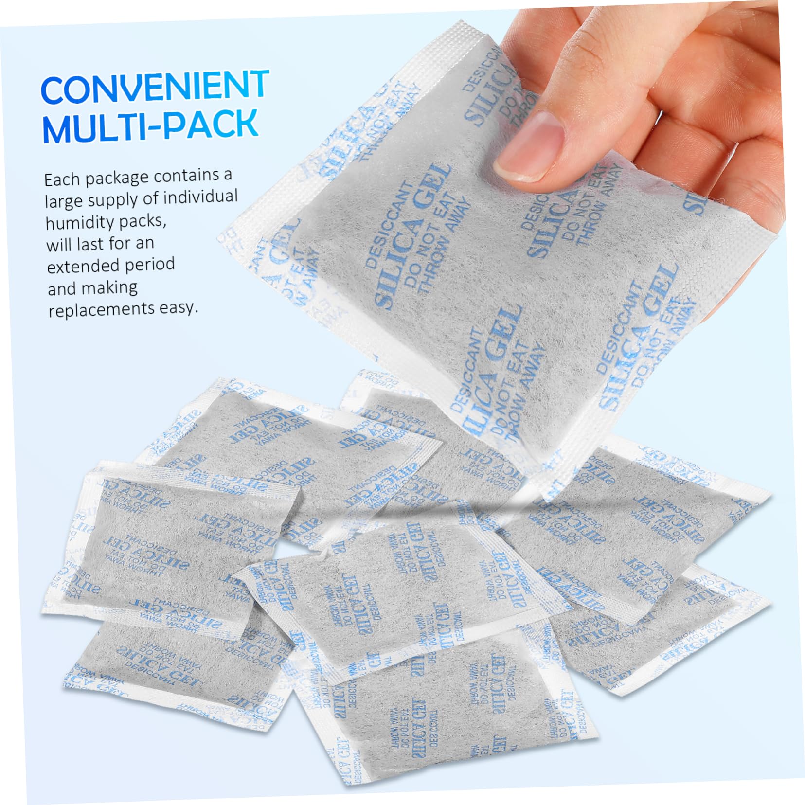 Alipis 30 Paquetes de Gel de Sílice Desecante para Almacenamiento de Alimentos y Ropa, 50 G por Paquete