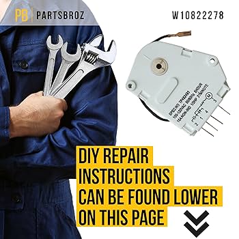 かなで　追加分 W10822278 - Whirlpool Defrost Timer Kit | Parts Dr