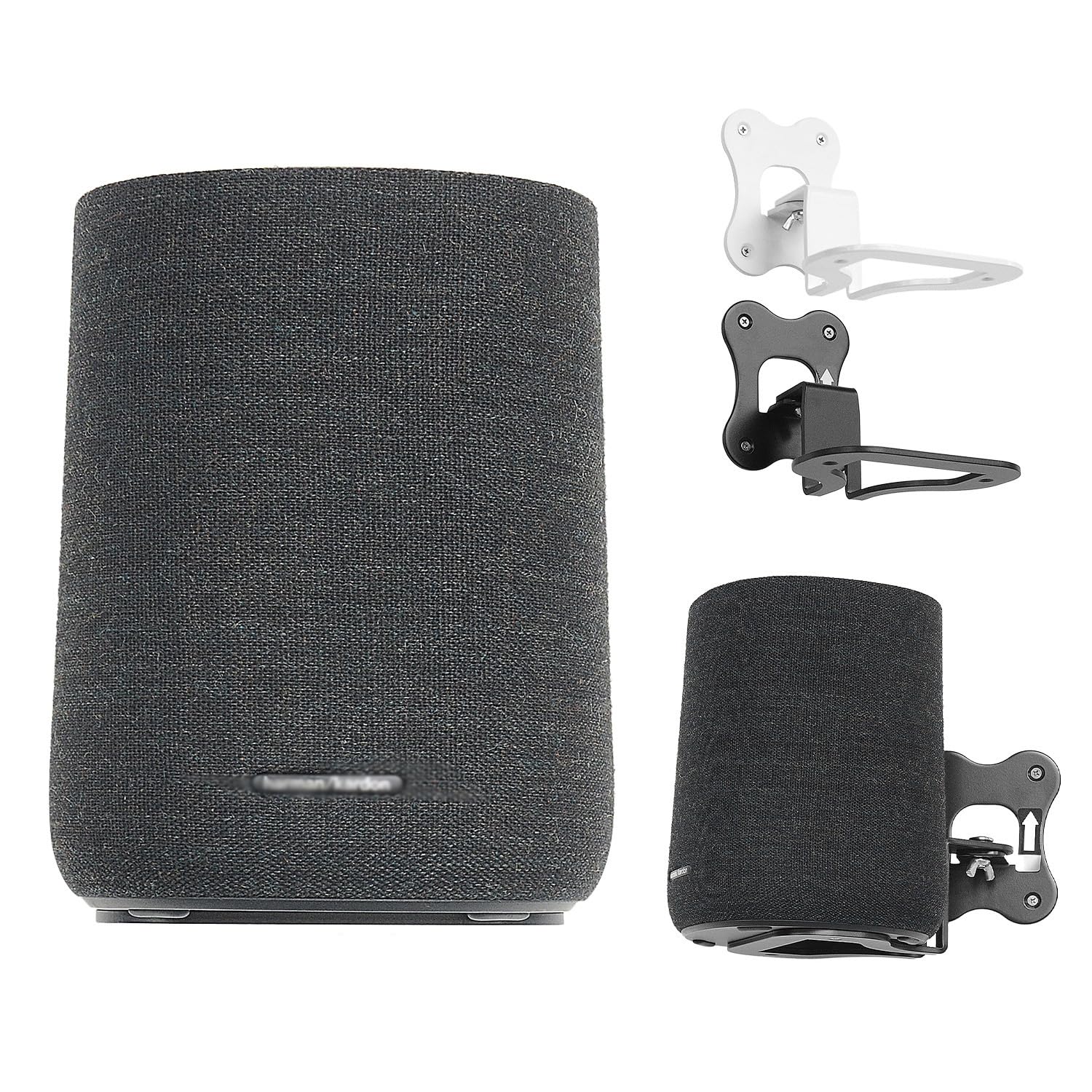 Wandhalterung aus Metall für Harman Kardon Enchant Lautsprecher, verstellbare Halterung für Harman Kardon Enchant Lautsprecher (schwarz)
