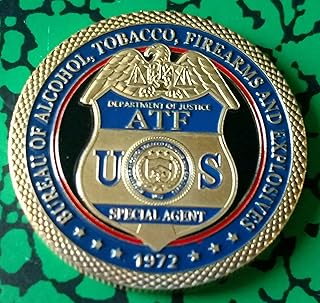 ATF Alcohol Tobacco Firearms Government Challenge Honor Coin