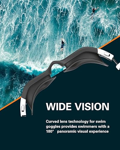 Miniatura 5 de Gafas de natación polarizadas, gafas de natación para hombres, mujeres y adultos, protección antivaho y UV