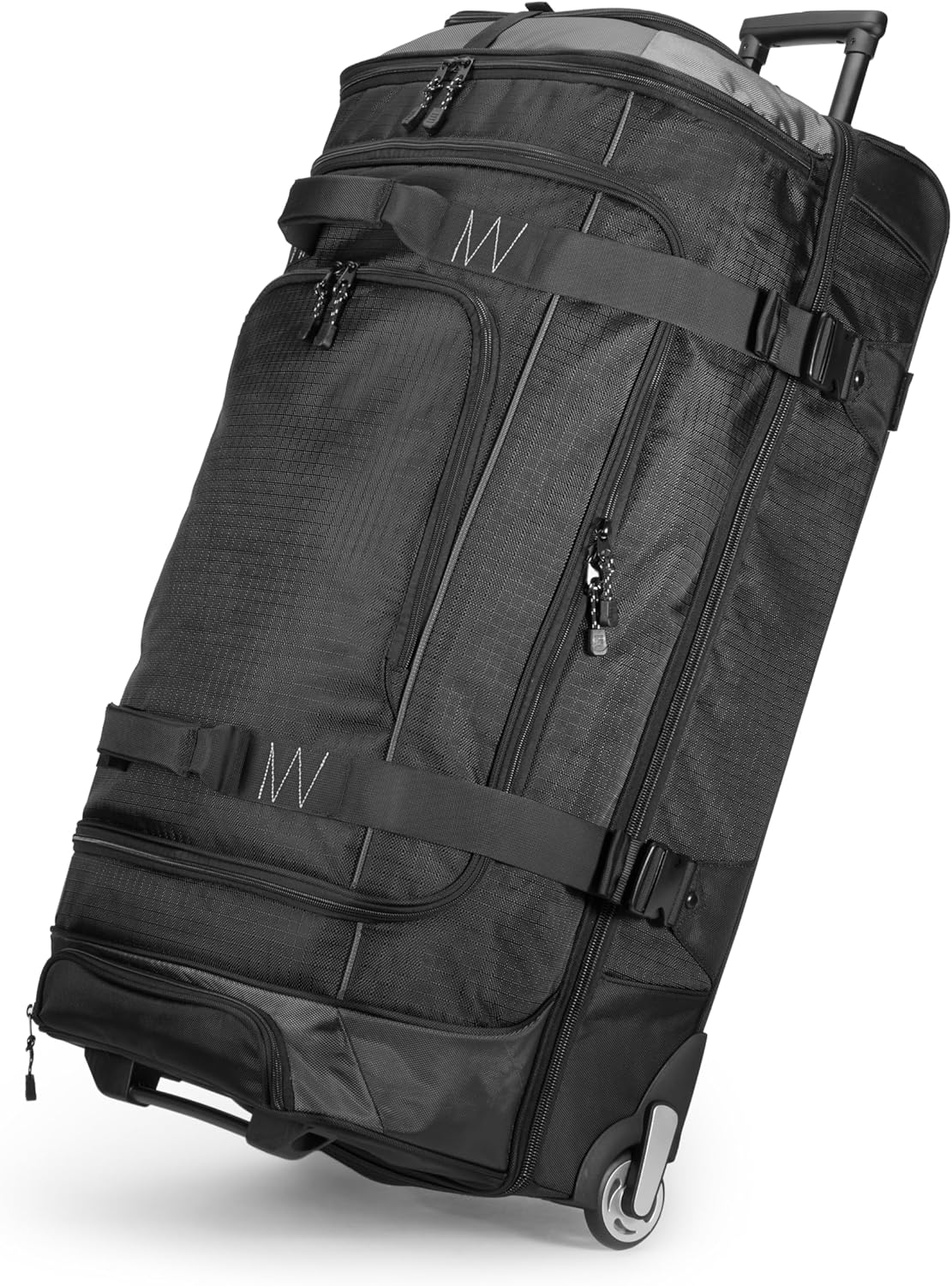 Amazon Basics 35-Inch Large Rolling Duffle Bag with Wheels