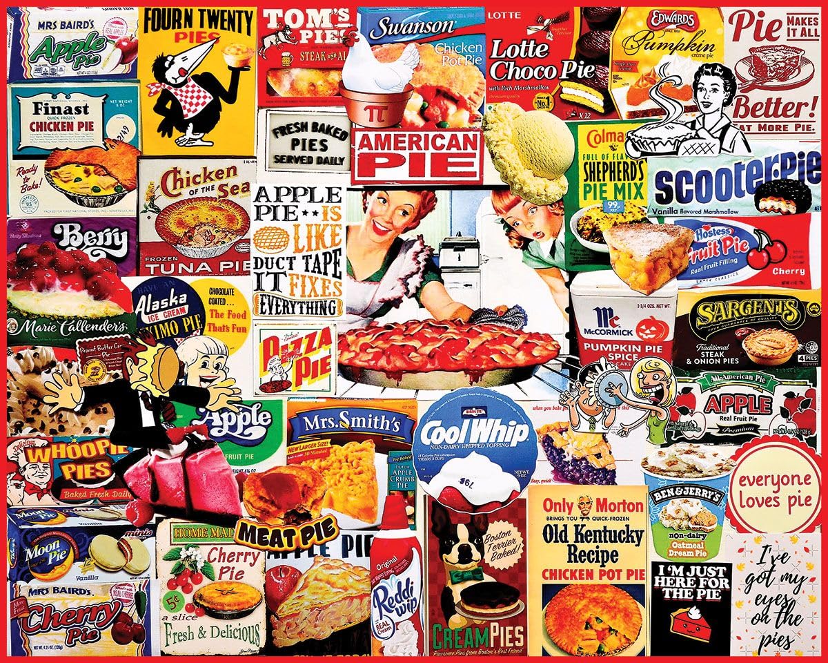 White Mountain Pies 1000 Piece Jigsaw Puzzle