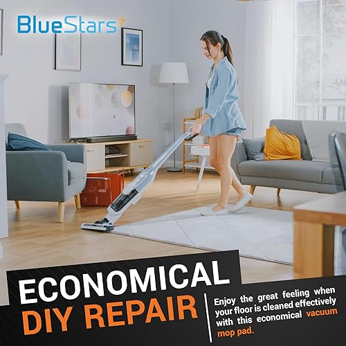 Miniatura 7 de BlueStars Paquete de 6 almohadillas de microfibra para trapeador de vapor PurSteam ThermaPro 10 en 1, almohadillas de repuesto lavables y