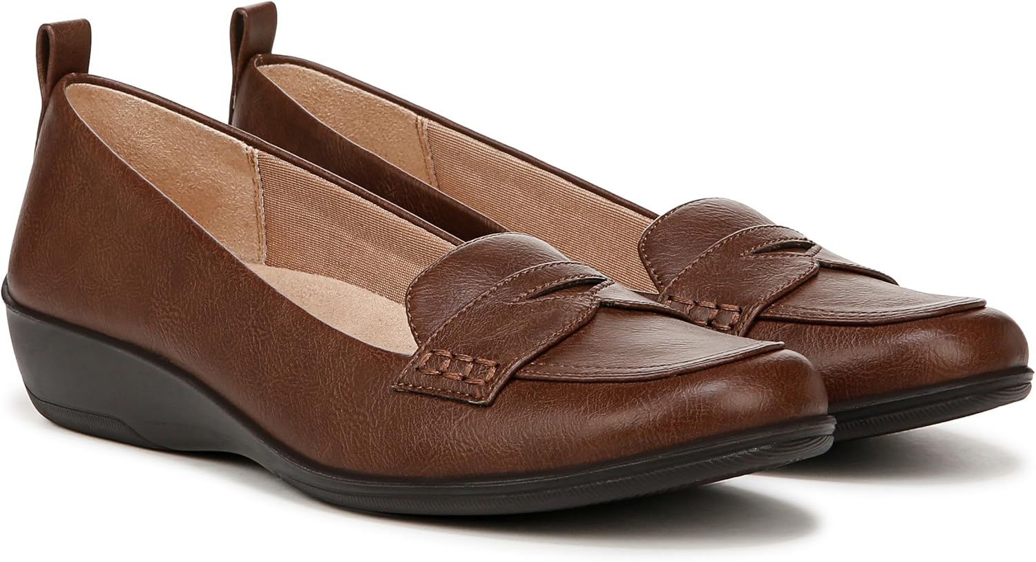 Life Stride Womens Ivonne Loafer Dark Tan 5.5 M - Image 7