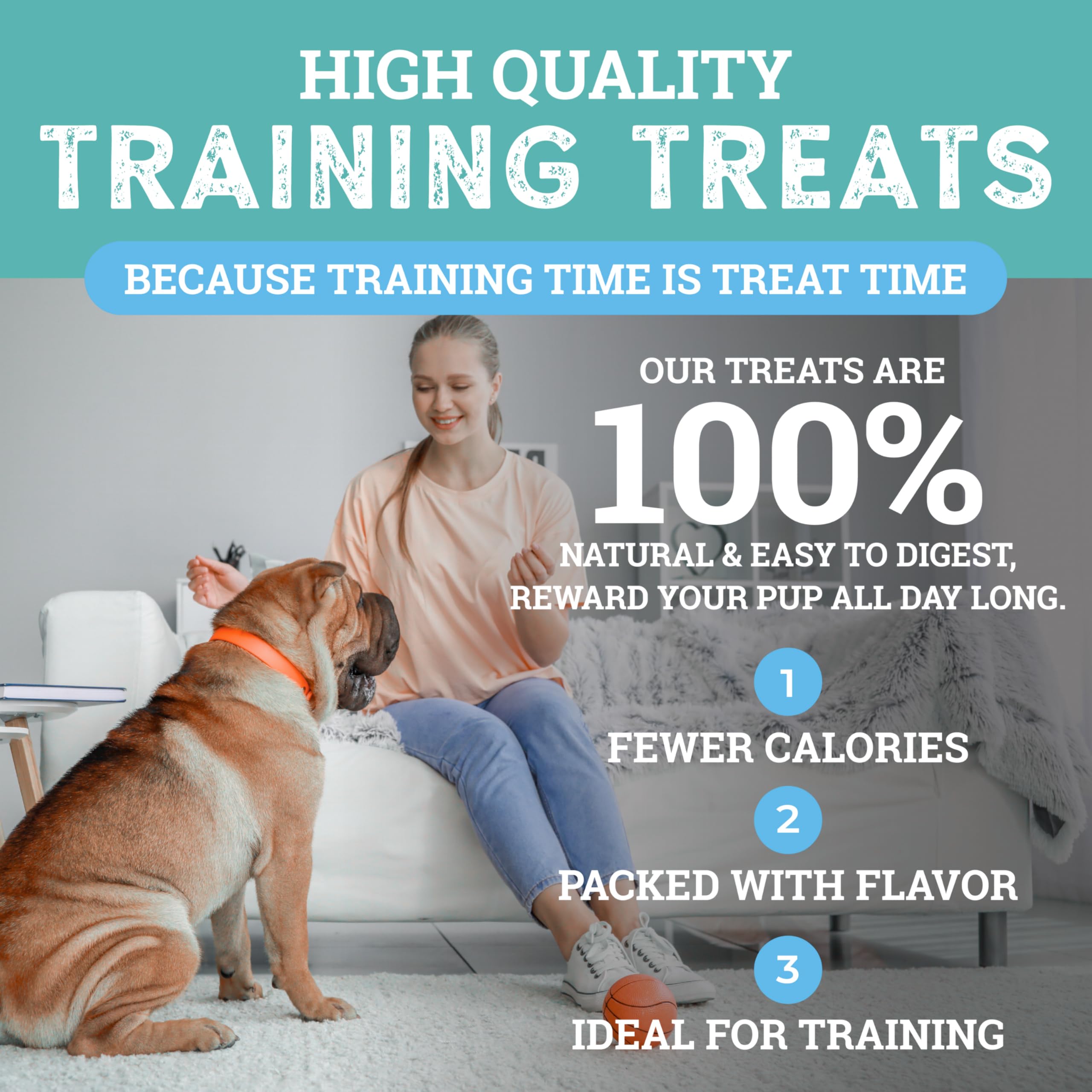 etta says! Sit Training Treats - All Natural Chicken Soft Treats for Dogs - Made in The USA - Soft & Chewy for Small, Medium & Large Dogs or Puppies - image 4