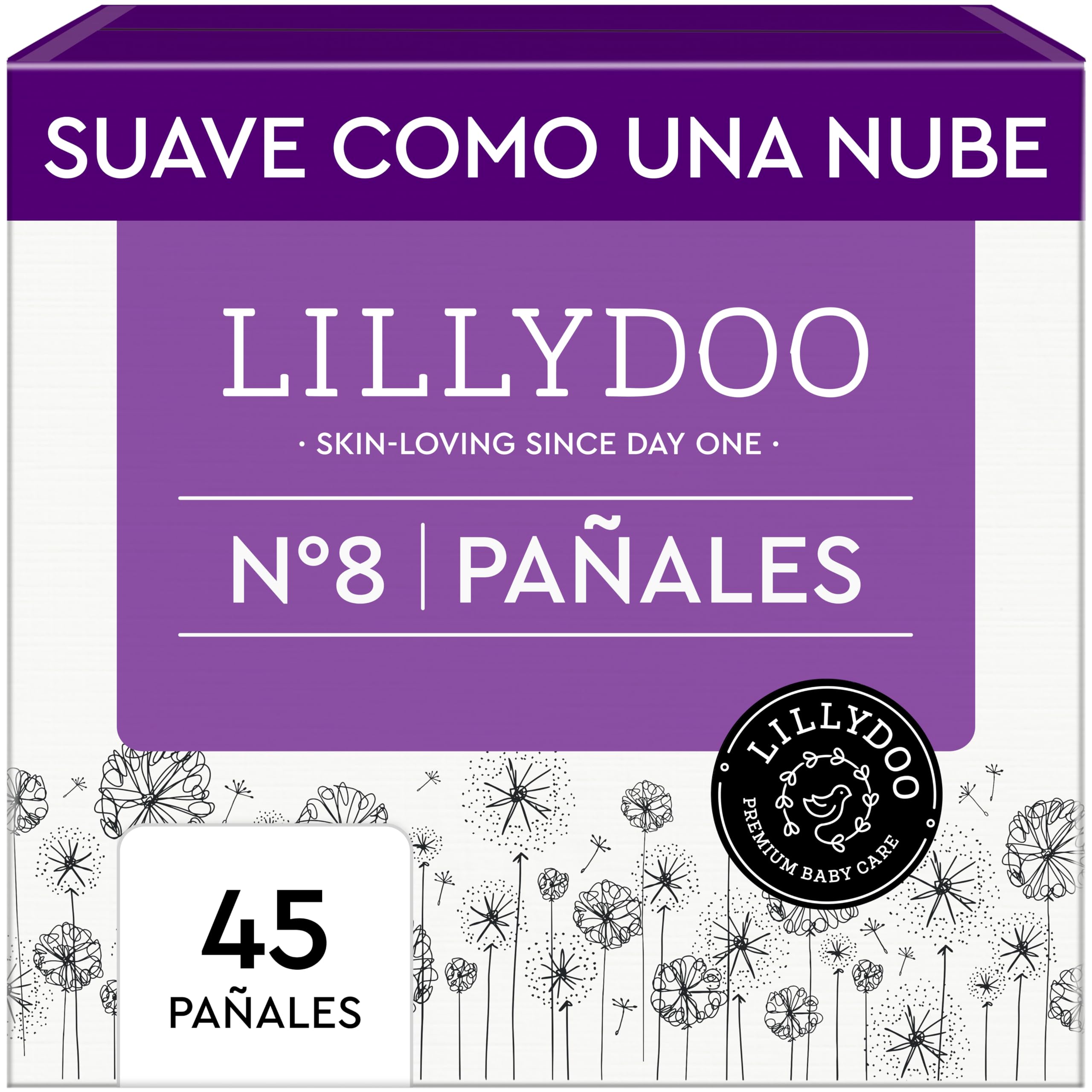 Pañales LILLYDOO delicados con la piel - talla 1 (2+ kg), caja de medio mes (72 unidades), protección contra fugas, suaves, sin perfumes ni lociones y dermatológicamente probados — view 16