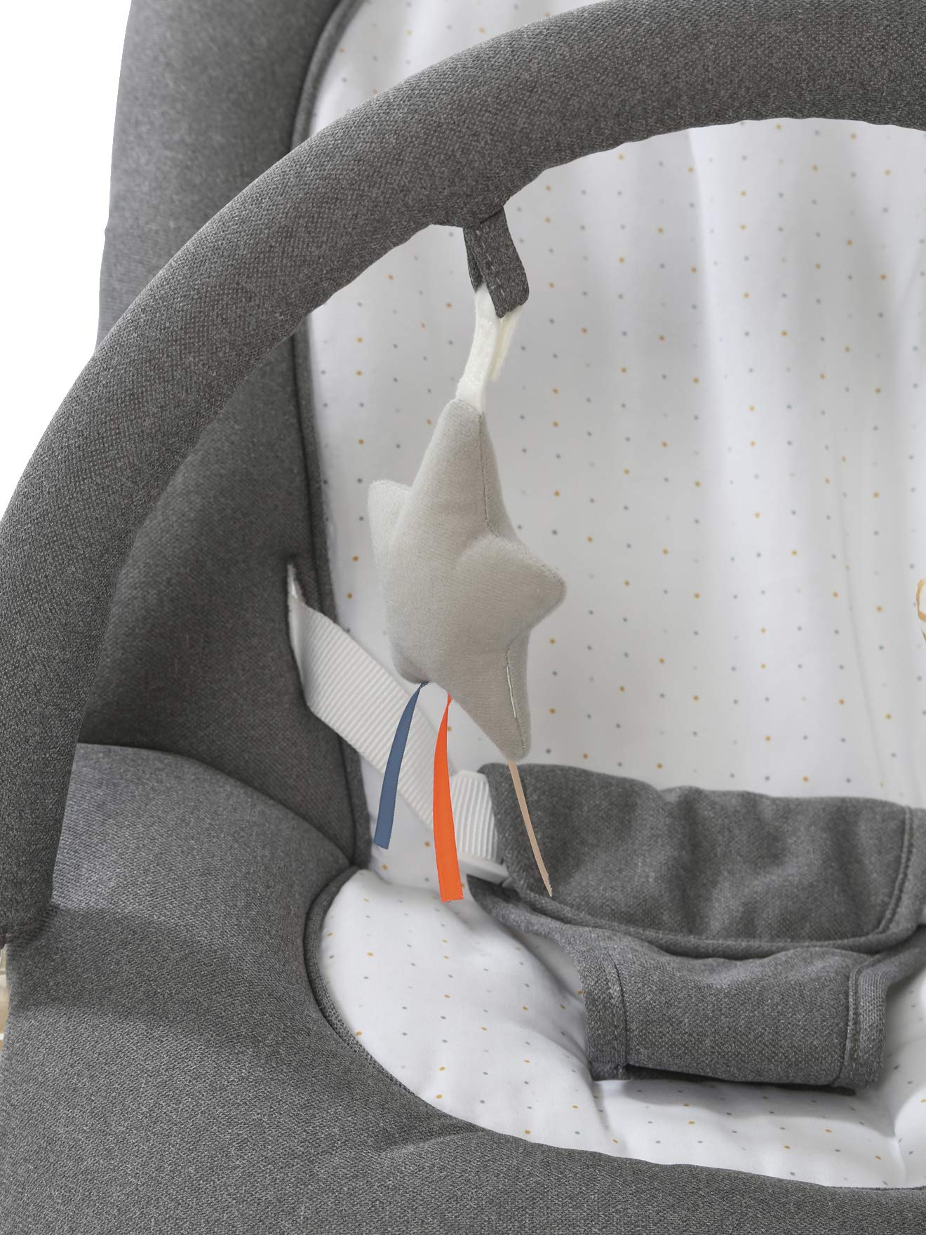 VERTBAUDET Babywippe mit Spielbogen BABYDREAM grau/weiß ONE SIZE