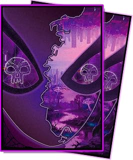 MTG Card Sleeves (Swamp) 100 Pcs, Art Sleeves Deck Protector, Matte Back & Clear Front, Durable, Smooth Shuffle Standard Size Sleeve for TCG MTG Card