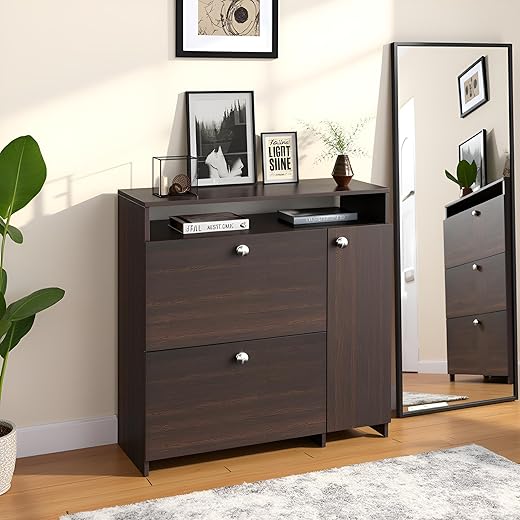 Arlo Shoe Storage Cabinet with Shelves