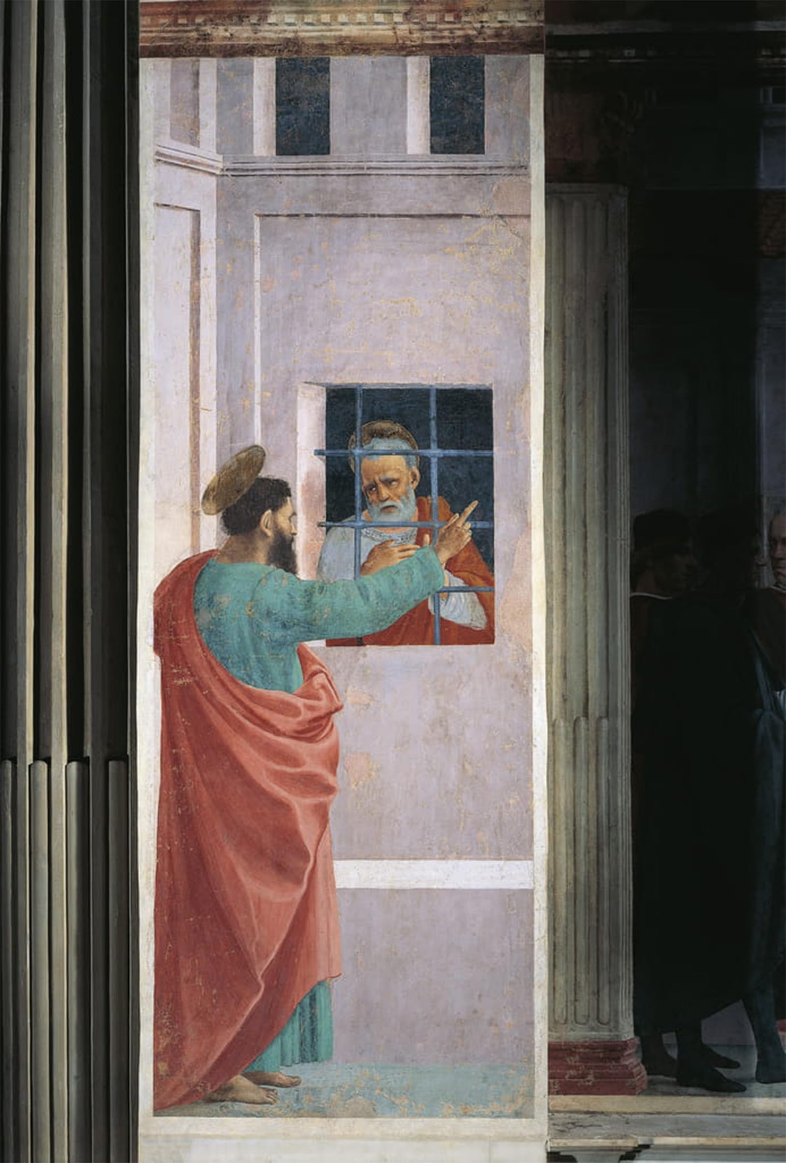 POSTERIIk Vintage Art Print Images Pictures Print Saint Paul Visiting Saint Peter in Prison by Filippino Lippi Modern Colour Posters for Office Home Decor 60x90cm