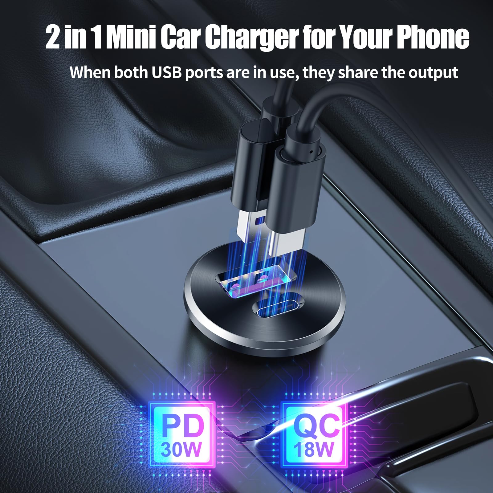Caricabatterie impermeabile con 2 prese USB 12/24V MOD-04